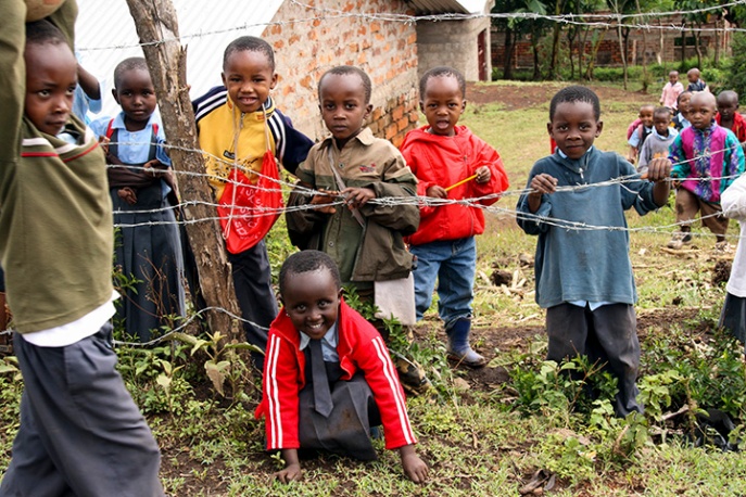 Tanzania - School Children Near Arusha
