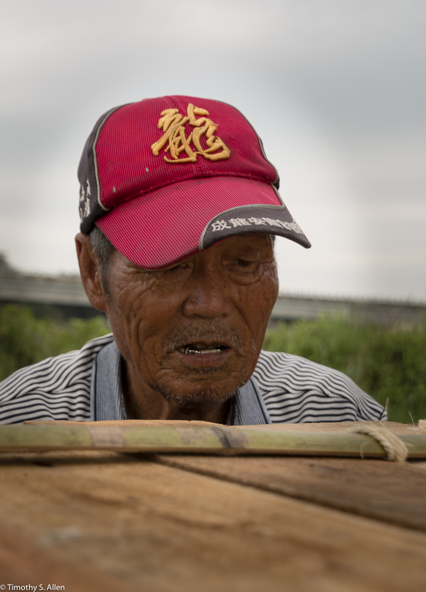 He Is The Other Village Elder Who Has Worked Extensively On The Bridge. Cheng-Long Wetlands International Environmental Art Project - https://artproject4wetland.wordpress.com - Cheng Long, Yunlin County - April 12, 2016
