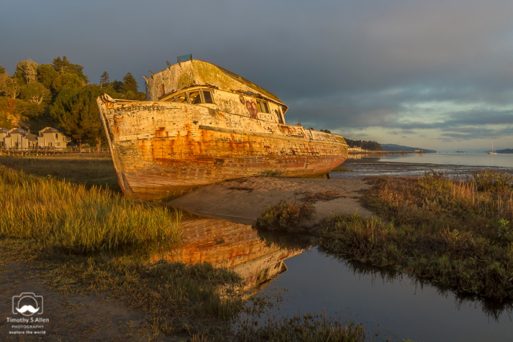 The Point Reyes is one of the most photographed wrecks in the San Francisco Bay Area. Inverness, CA. September 16, 2013